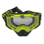 Ochelari unisex ski, snowboard, motociclism, ciclism, rama verde, lentila transparenta, O11GTN